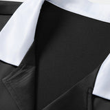 Contrast Satin Shirt