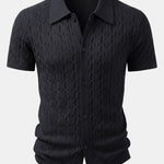 Twisted Jacquard Knit Shirt