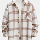 Flannel Plaid Overshirt with Pocket