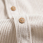 Corduroy Button Up Short Sleeved Shirt & Corduroy Pants Set