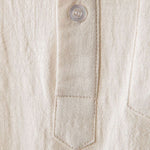 Henry Collar Shirt with Pocket