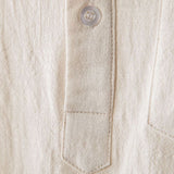 Henry Collar Shirt with Pocket