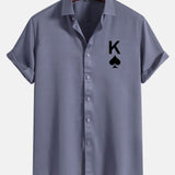 Poker Spades Graphic Print Shirts