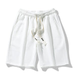 Short Sleeve Geometry Textured Cuban Shirt & Shorts Set