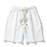 Short Sleeve Geometry Textured Cuban Shirt & Shorts Set