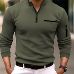 ZIP COLLAR SHIRT FOR MEN