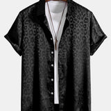Satin Leopard Shirt