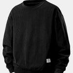 2 in 1 Crew Neck Stretch Corduroy Sweatshirt & Corduroy Pants Set