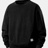 2 in 1 Crew Neck Stretch Corduroy Sweatshirt & Corduroy Pants Set
