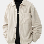 Relax Fit Button Up Corduroy Shirt