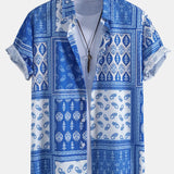 Paisley Border Shirt & Swim Shorts Set