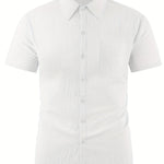 LAPEL LINEN SHIRT FOR MEN