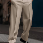 STRAIGHT CUT TROUSERS FOR MEN