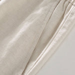 Linen Rayon Blend Shirt & Linen Drawstring Shorts Set