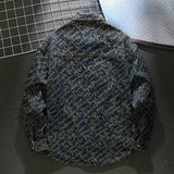 EMBROIDERED DENIM JACKET FOR MEN