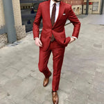 2-piece men's suit | Classic jacket & confident appearance