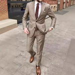 2-piece men's suit | Classic jacket & confident appearance