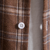Long Sleeve Plaid Shirt with Pocket