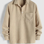 LONG SLEEVE BUTTON-UP SHIRT FOR MEN