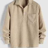 LONG SLEEVE BUTTON-UP SHIRT FOR MEN