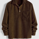 LONG SLEEVE BUTTON-UP SHIRT FOR MEN