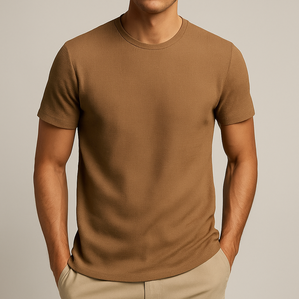 Summer Breeze Cotton Waffle Shirt
