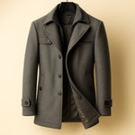 LONG WOOL COAT FOR MEN