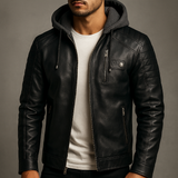 ELEGANT AND REFINED HOODED JACKET FOR MEN