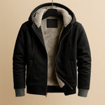 DOUBLE-LAYERED HOODED JACKET FOR MEN