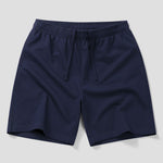 Relax Fit Contrast Collar Polo Shirt & Cotton Drawstring 7" Shorts Set