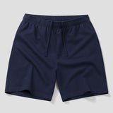 Relax Fit Contrast Cotton Polo & Cotton Drawstring 7" Shorts Set