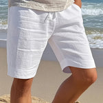 LINEN BEACH SHORTS FOR MEN