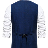 V NECK BUTTON VEST FOR MEN