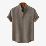 Vander | Stand-up collar shirt