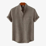 Vander | Stand-up collar shirt