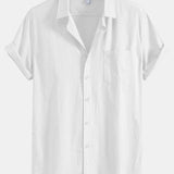 Linen Pocket Button Up Shirt