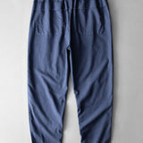 Linen Cotton Stand Collar Shirt & Linen Cotton Blend Pants Set