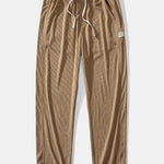 Contrast Corduroy Polo Collar Sweatshirt & Corduroy Pants Set