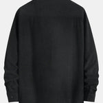 Corduroy Plaid Panel Shirt