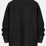 Long Sleeved Waffle Button Up Shirt