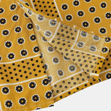 Polka Dot Floral Print Button Up Shirt