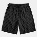 Checkerboard Jacquard Shirt & Checkerboard Jacquard Shorts Set