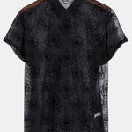Floral Mesh Shirt
