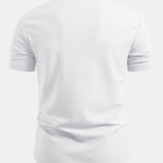 Muscle Fit Textured Button Up Shirt