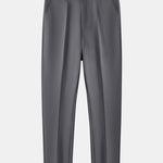 Twisted Jacquard Knit Polo & Slim Fit Tapered Trousers Set