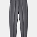 Twisted Jacquard Knit Polo & Slim Fit Tapered Trousers Set