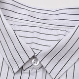 Cotton Striped Button Up Shirt