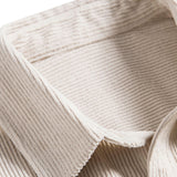 Corduroy Button Up Short Sleeved Shirt & Corduroy Pants Set