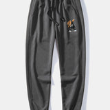 Cool Bear Print Relax Fit Crew Neck Sweatshirt & Jogging Pants Set