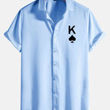 Poker Spades Graphic Print Shirts